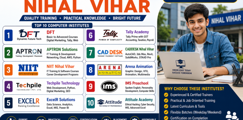 Computer Institutes in Nihal Vihar